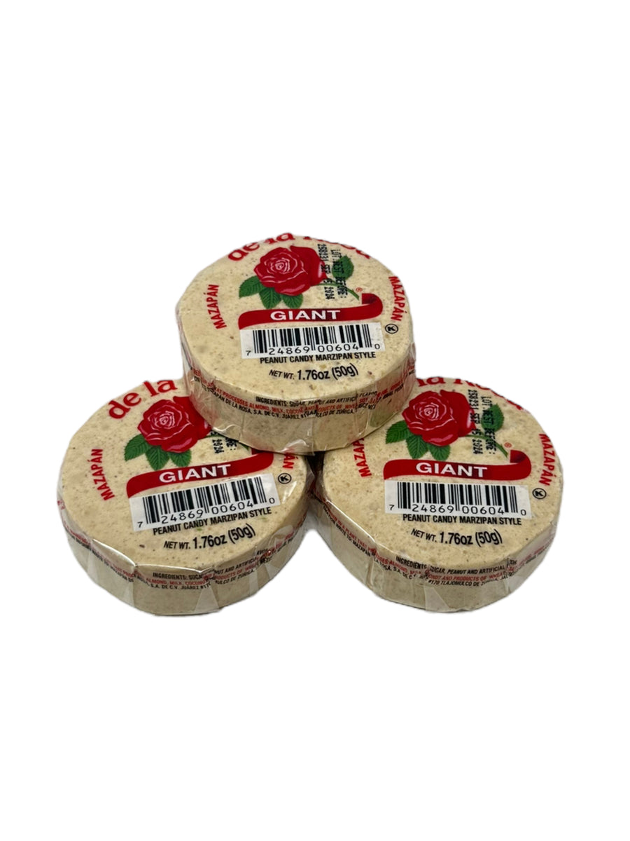 thumbnail image 2 of De La Rosa Jumbo Mazapan – 18-Count Box, Net Wt 1 Lb 15 Oz (Peanut Confection) 2 of 6