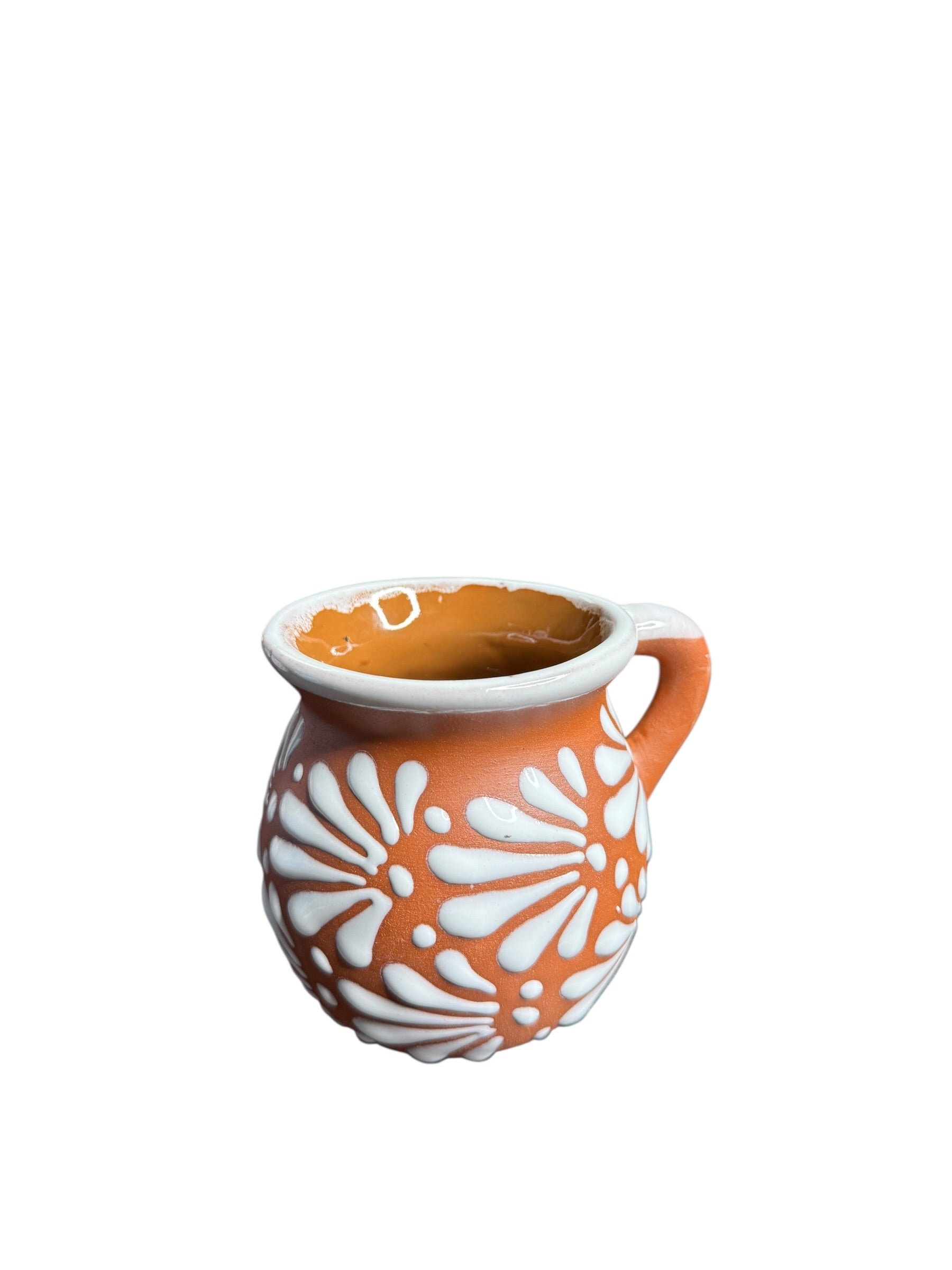 Handmade Mexican Pottery Mug | Taza Engobe Premium