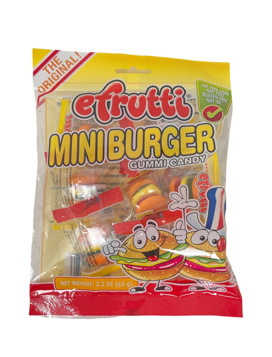 Efrutti Mini Burger Peg Size