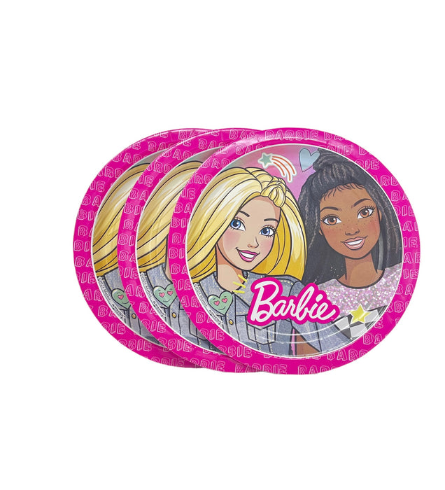 Barbie 9 inch plates