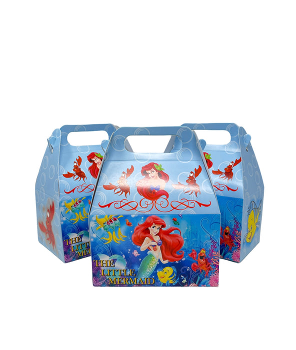 The Little Mermaid Party Boxes 12 ct