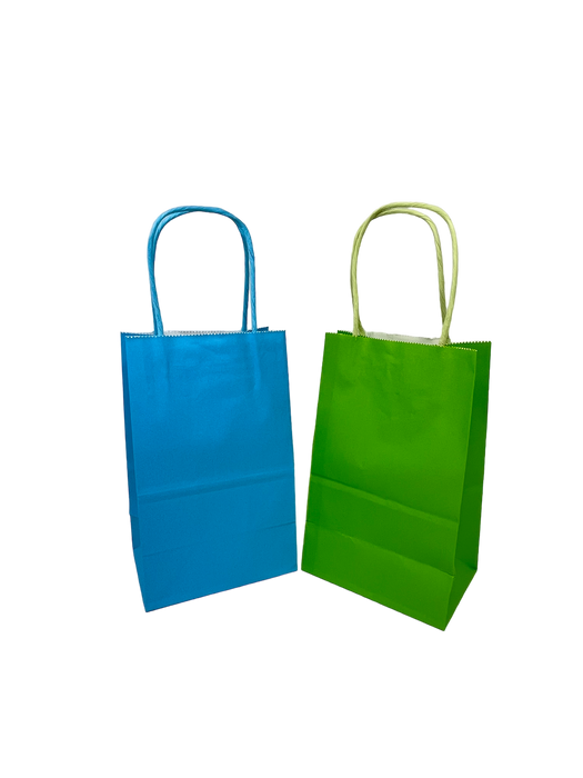 Multicolor Kraft Bags 12ct
