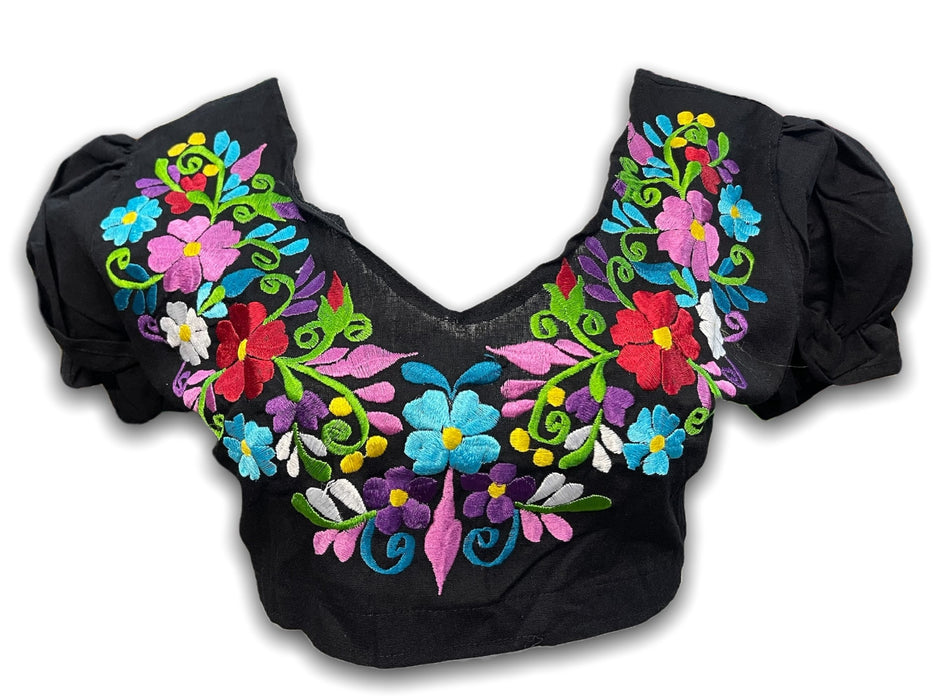 Embroidered Crop Top (One Size)