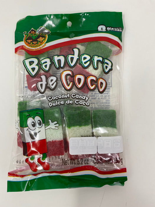 Safari Bandera de COCO Peg Size / Coconut Candy