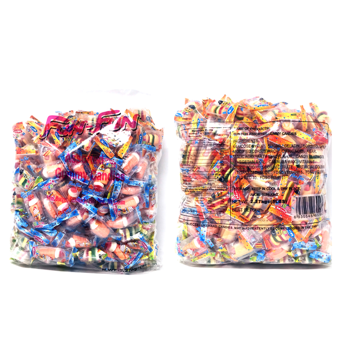 Fun-Fun Assorted Gummy Candies 5lbs/ Variedad Gomas 5lbs