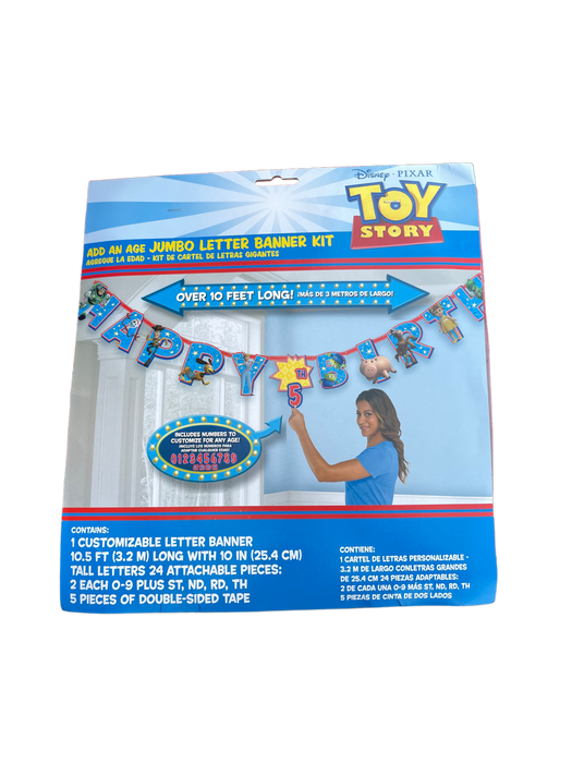 Toy Story Jumbo Birthday Banner Kit