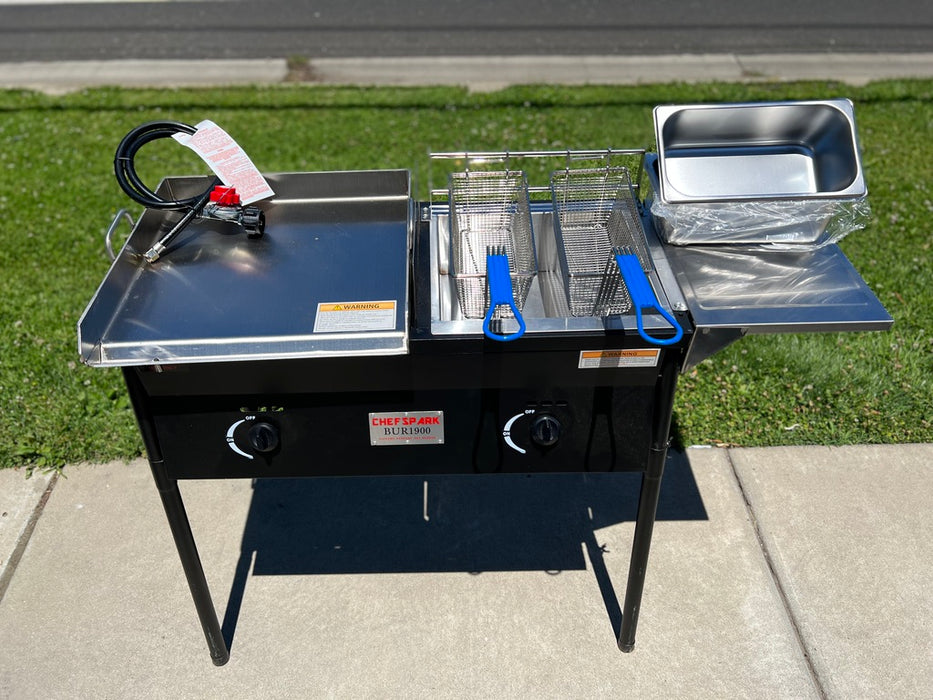 3 In 1 Burner / Fryer / Food Warmer / Griddle