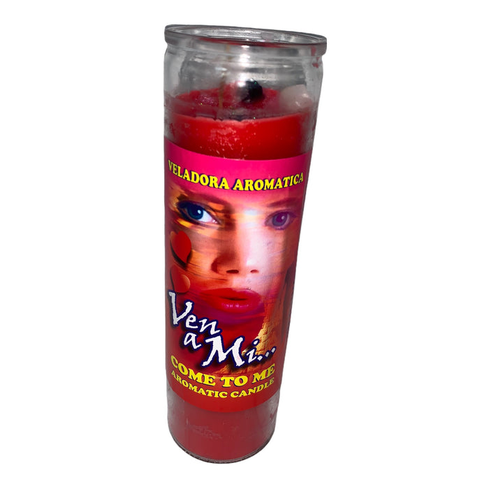 Veladora Aromatica Ven A Mi-Come To Me| Mystical Candles