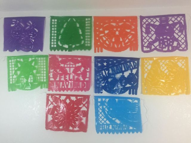 Papel Picado/ Mexican Plastic Party Banners
