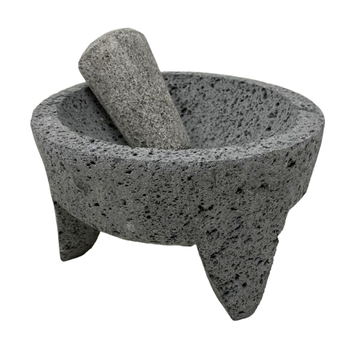 Authentic Molcajete Bowl Piedra Volcánica Mexican Mortar Pestle – Ibarra  Imports